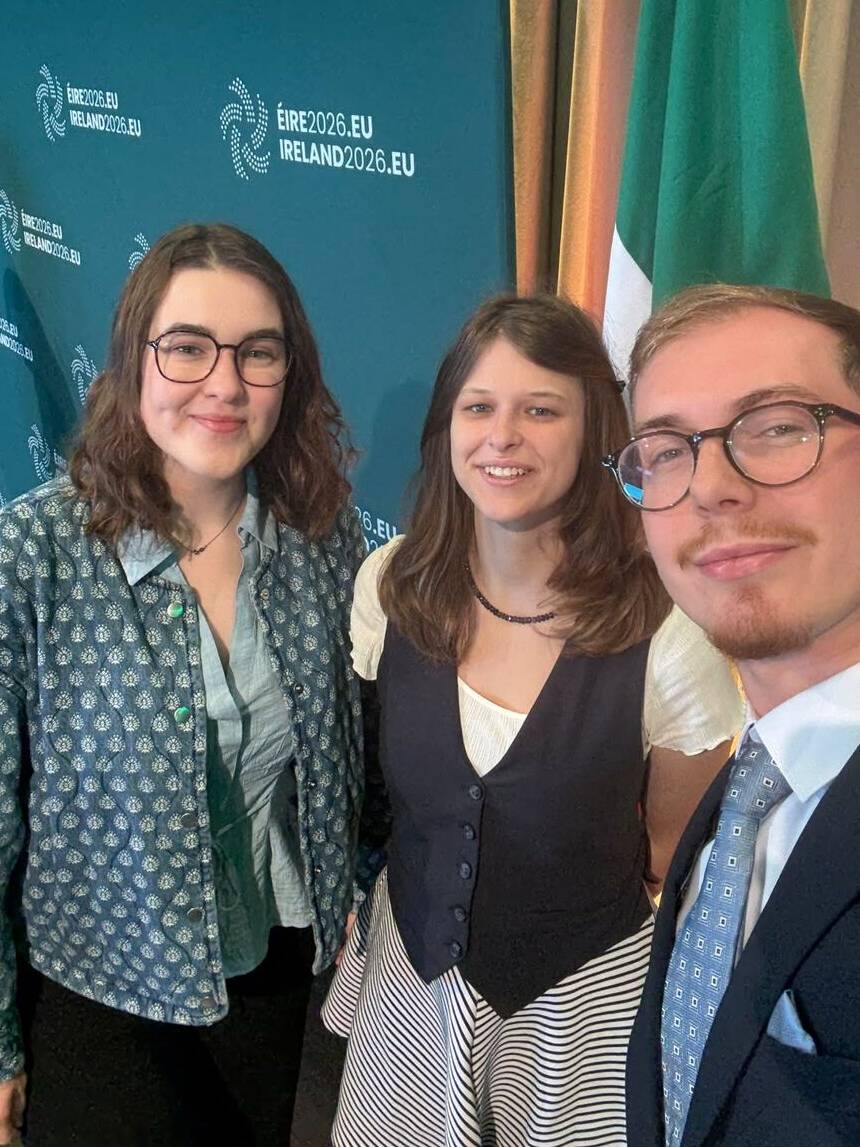 Selfie mit Europäischen Jugenddelegierten