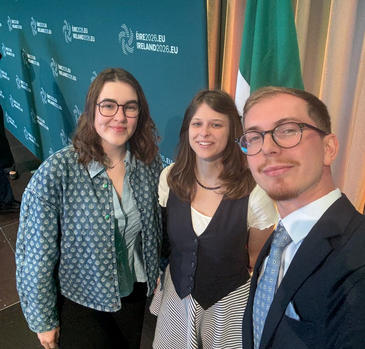 Selfie mit Europäischen Jugenddelegierten